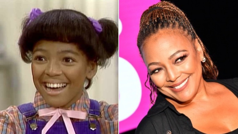 Kim Fields smiling