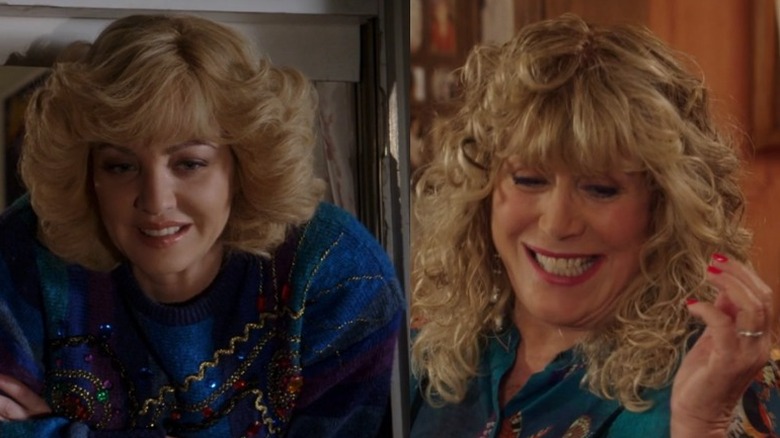 TV Beverly and real Beverly smiling