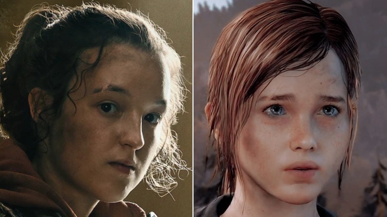 Bella Ramsey compared to original Ellie