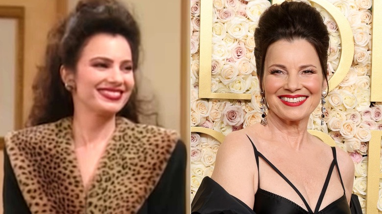 Fran on The Nanny (left), Fran Drescher (right)