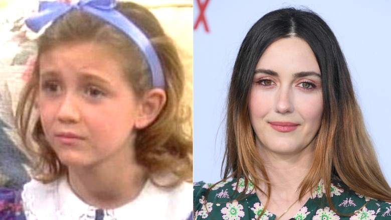 Gracie from The Nanny (left), Madeline Zima (right)