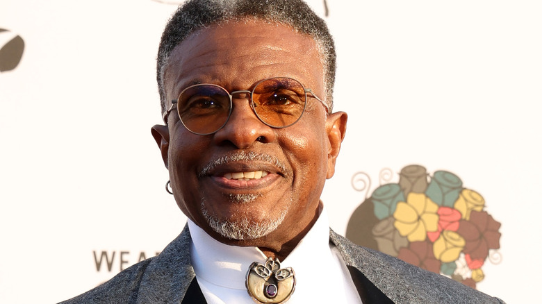 Keith David smiling at event 