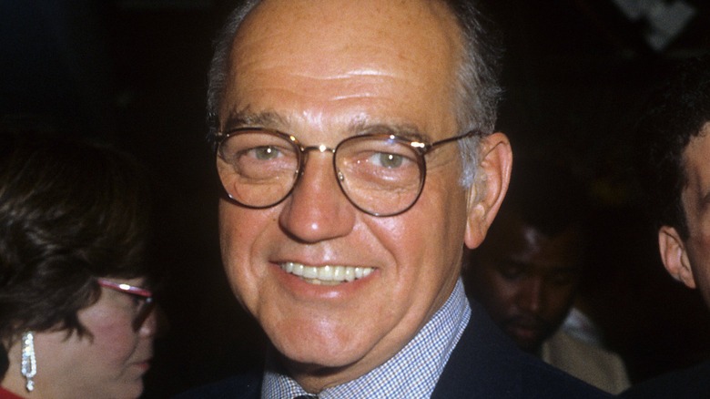 Richard Dysart smiling at event 