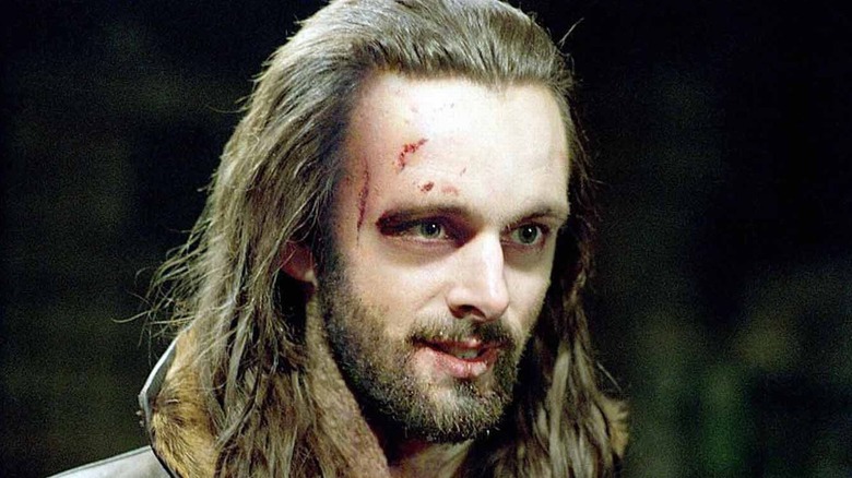 Michael Sheen sporting long hair