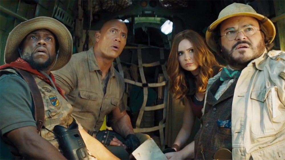 Still from Jumanji: The Next Level trailer