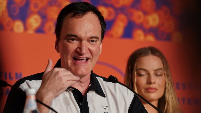 Quentin Tarantino and Margot Robbie