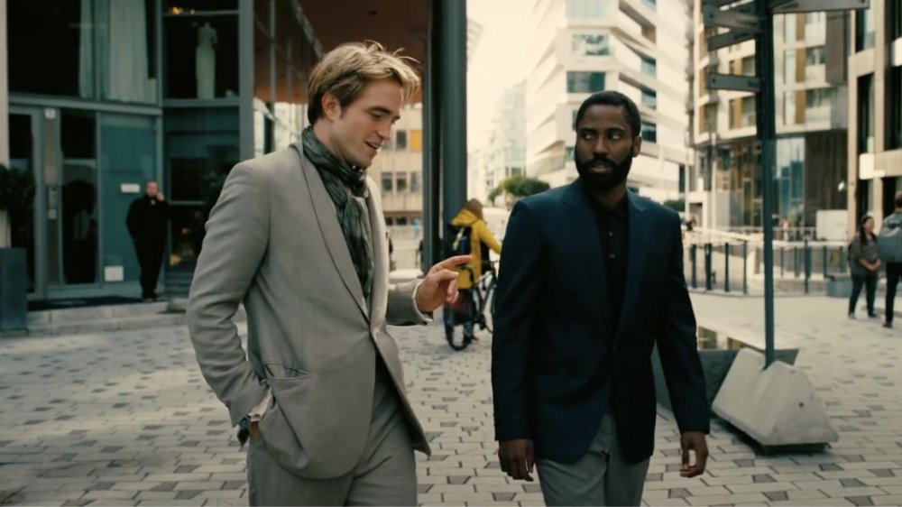 Joel David Washington and Robert Pattinson in Christopher Nolan's Tenet