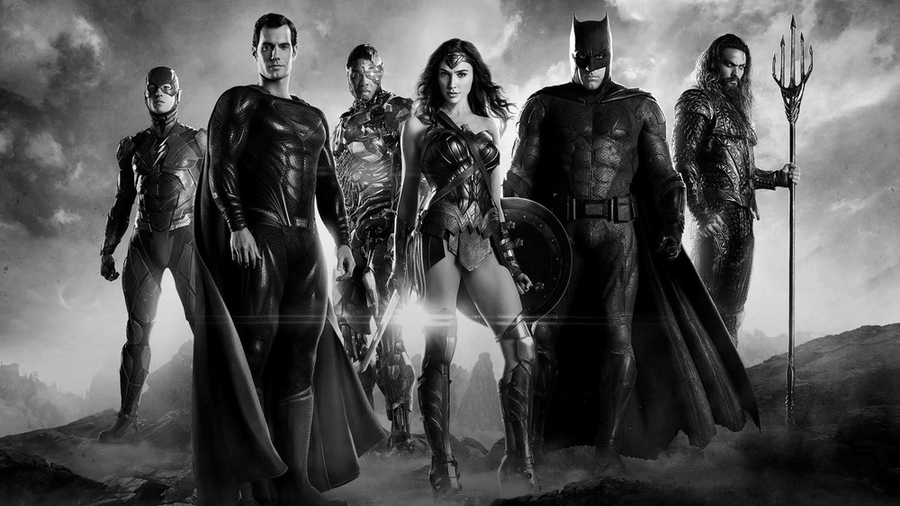 Justice League posing together