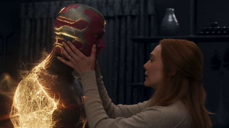 Wanda and Vision say goodbye.