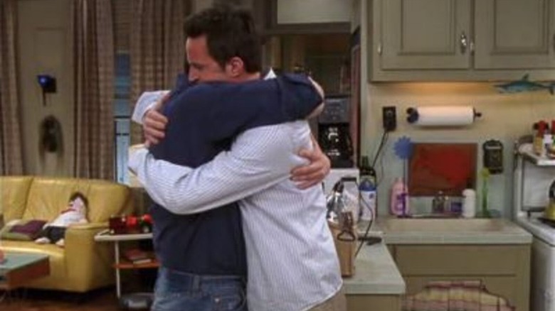 Joey and Chandler hugging
