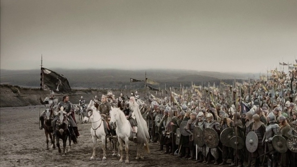 Aragorn with his army