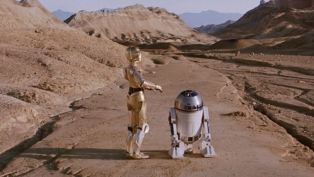 C-390 and R2D2 in desert