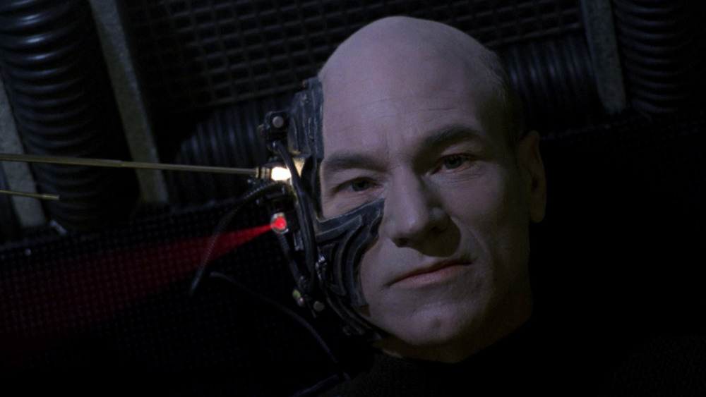 Locutus of Borg staring