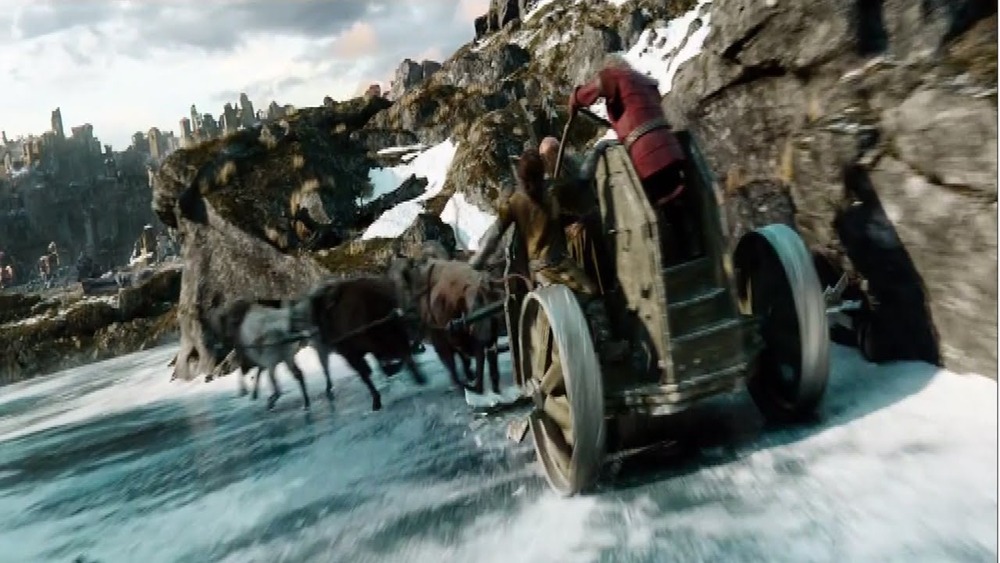 Hobbit chariot driving