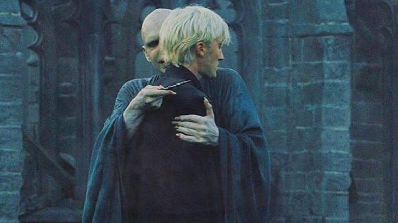 Voldemort hugs Draco