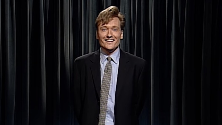 Conan O'Brien monologuing