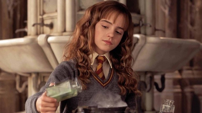 Hermione making potion Chamber of Secrets