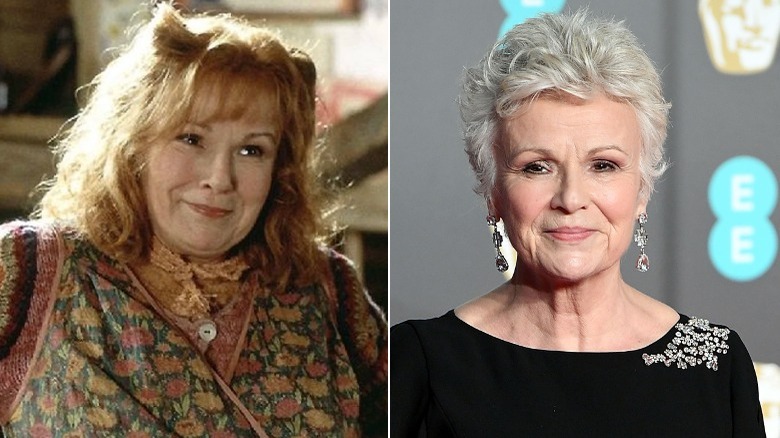 Molly Weasley smiling Dame Julie Walters