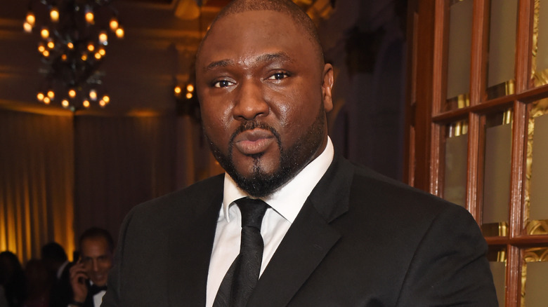 Nonso Anozie Black Suit