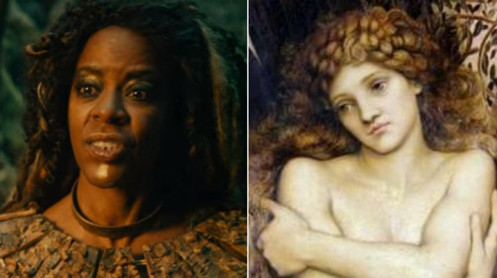 A Witcher Dryad and The Dryad by Evelyn De Morgan