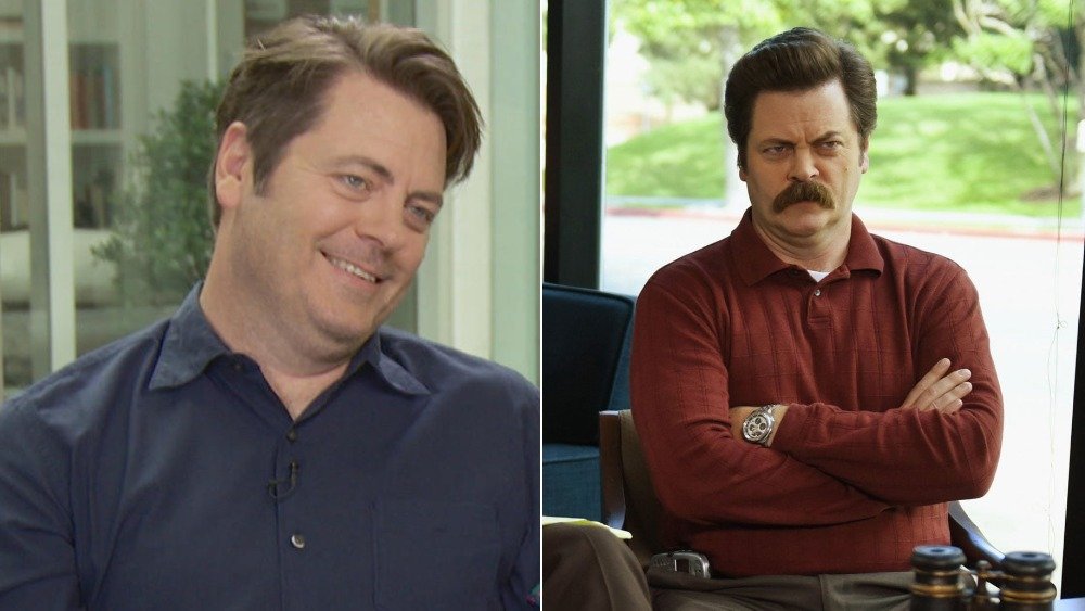 Young Nick Offerman/Current Nick Offerman