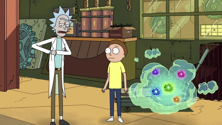 Rick, Morty, and Fart in 'Rick and Morty'