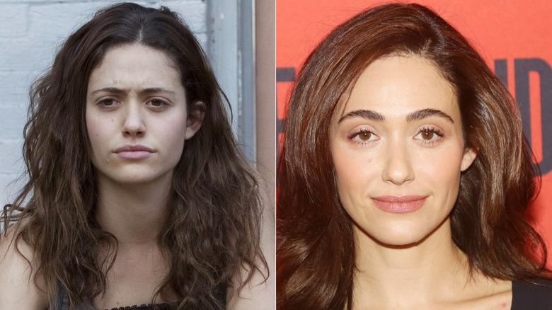 Fiona Gallagher and Emmy Rossum side by side