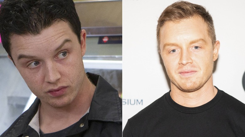 Noel Fisher and Mickey Milkovich side by side