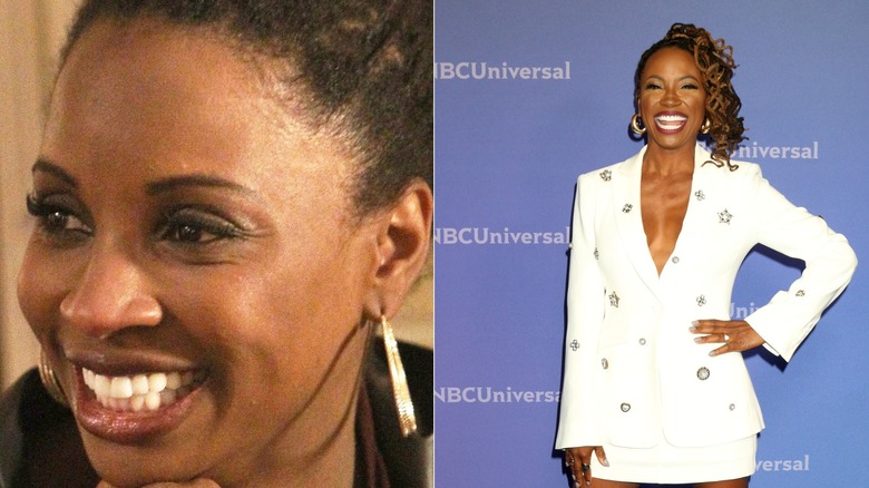 Shanola Hampton and Veronica Ball smiling