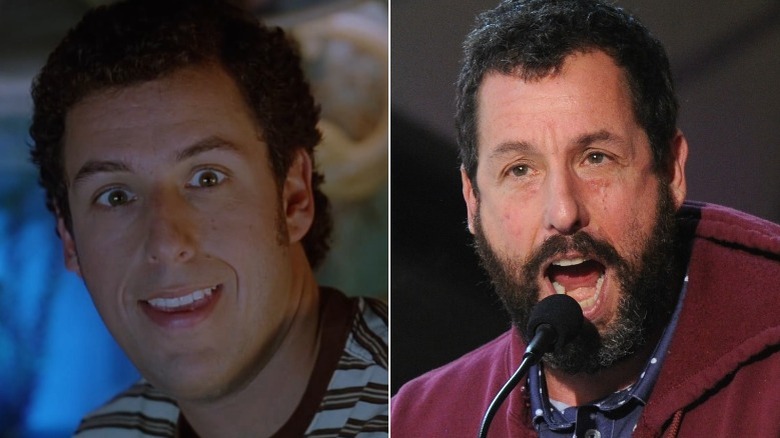 Adam Sandler then and now