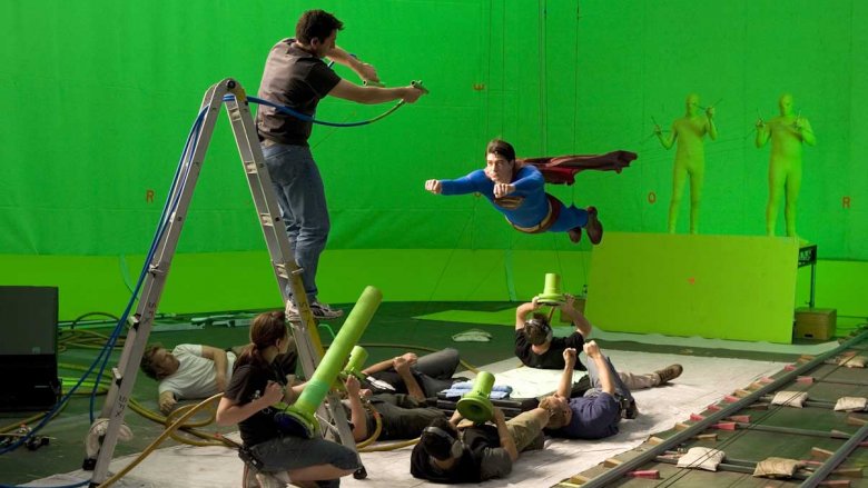 Superman Returns behind the scenes