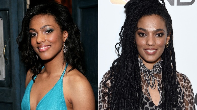 Freema Agyeman smling then and now