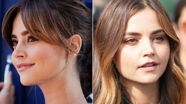 Jenna Coleman smiling then and now