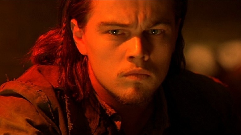 Leonardo DiCaprio glaring