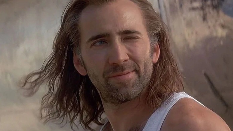 Nicolas Cage smiling