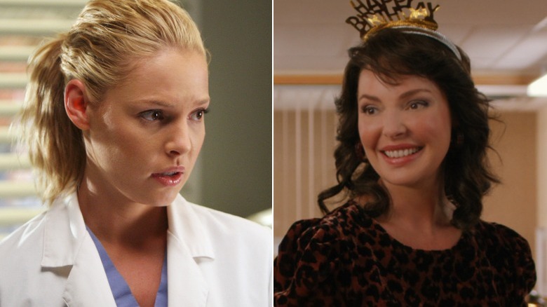 Katherine Heigl in Grey's Anatomy, and in Firefly Lane