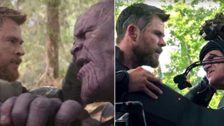 Avengers Infinity War Thor vs. Thanos