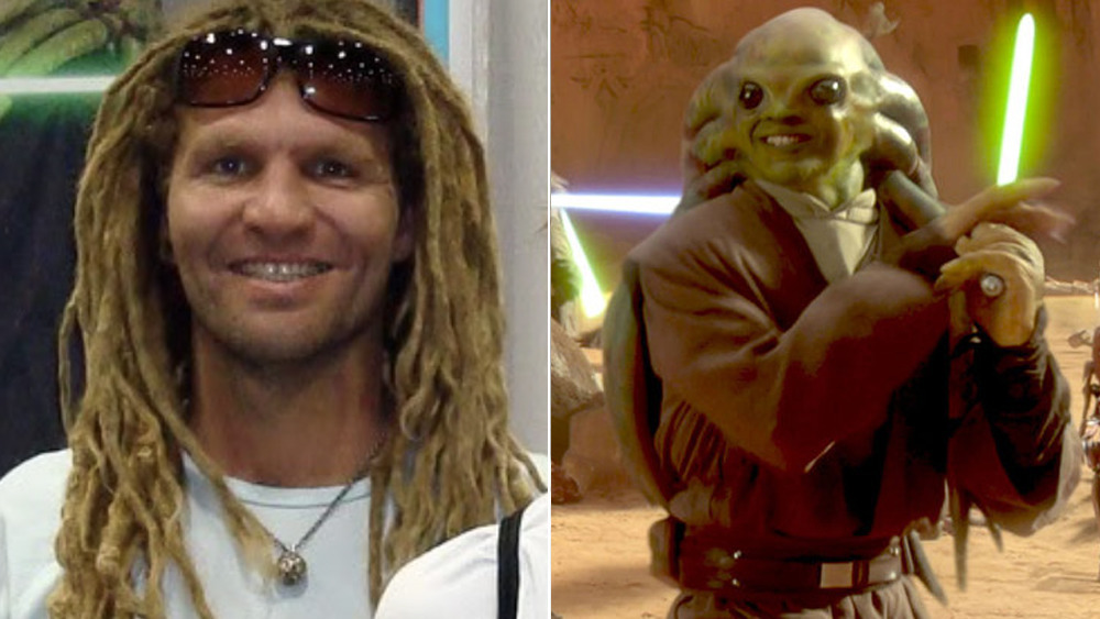 Zac Jensen (left), Kit Fisto in Episode II (right)