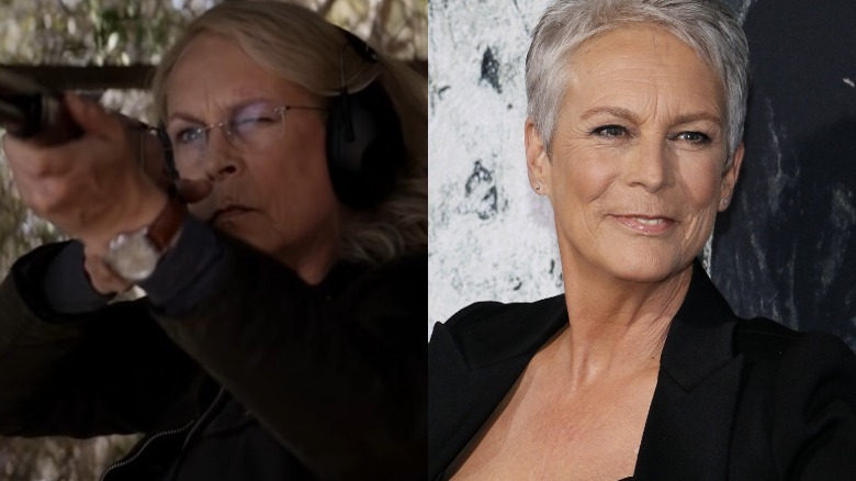 Jamie Lee Curtis from the "Halloween" franchise