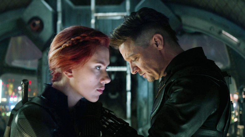 Scarlett Johansson and Jeremy Renner in Avengers: Endgame