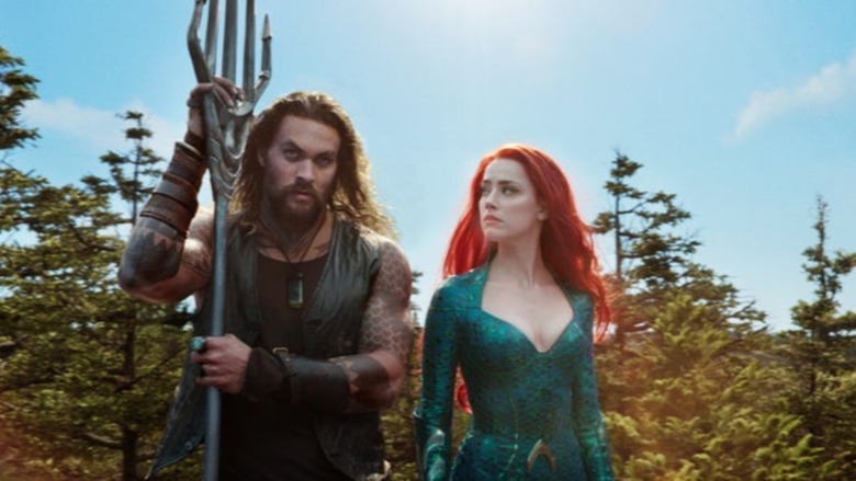 Aquaman and Mera outside