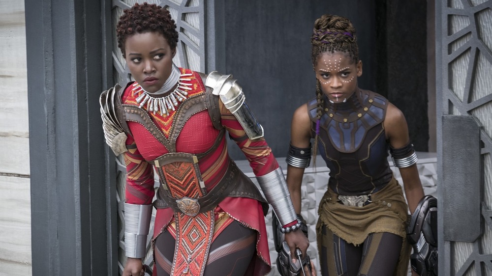 Nakia and Shuri armed