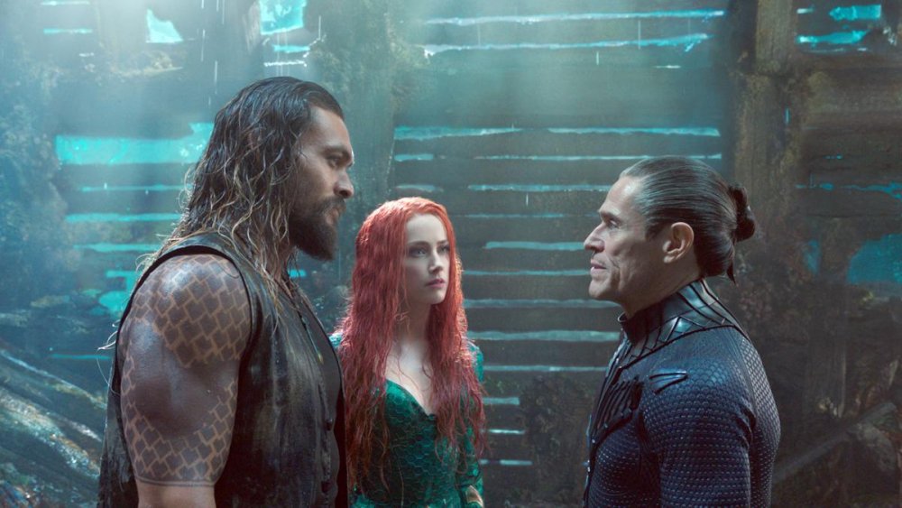 Jason Momoa, Amber Heard, Willem Dafoe