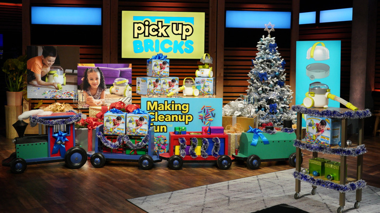 The Pick-Up Bricks display on "Shark Tank."