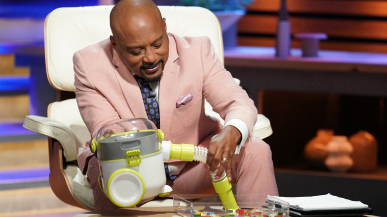 Daymond John Trying Pick-Up Bricks