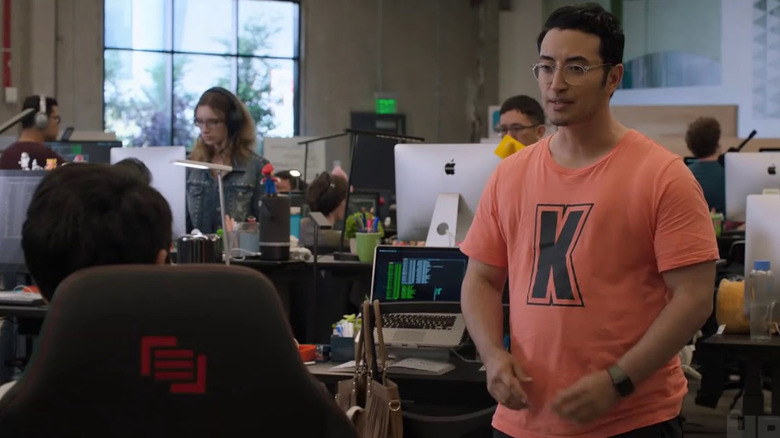 Aristotle Athari wearing glasses on Silicon Valley