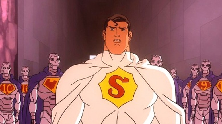 Kal-El in white costume