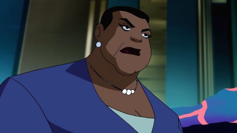 Amanda Waller looking stern