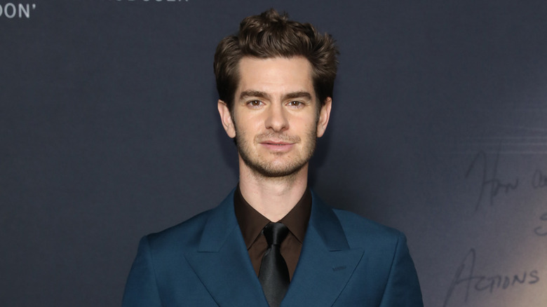 Andrew Garfield smiling