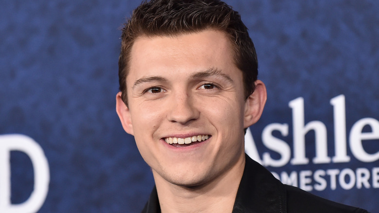 Tom Holland smiling